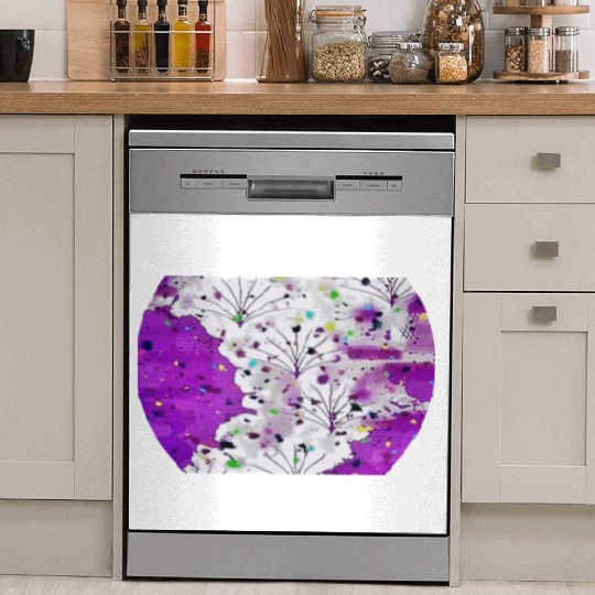 Purple Stream Dish Washer Covers