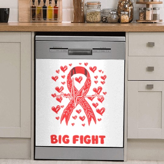 CHD Awareness Little Heart, Big Fight Dish Washer Covers