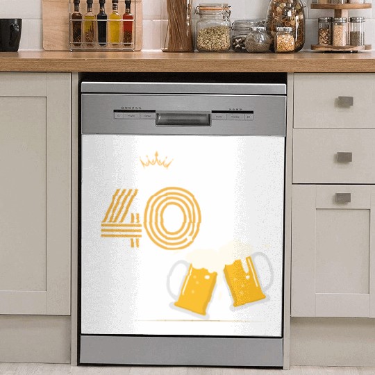 40th Birthday Dish Washer Covers