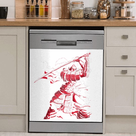 Kanji Japan Katana Sword Ninja Samurai Dish Washer Covers