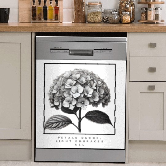 Petals Dance, Light Embraces All Dish Washer Covers