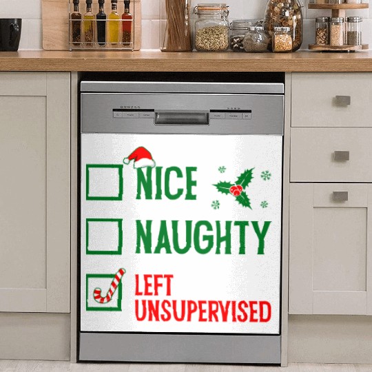Left Unsupervised Christmas Checklist Dish Washer Covers