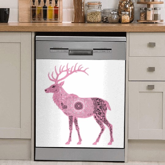 Mandala Hirsch Deer Mystical Madalas Dish Washer Covers