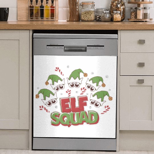 Elf Squad Dish Washer Covers