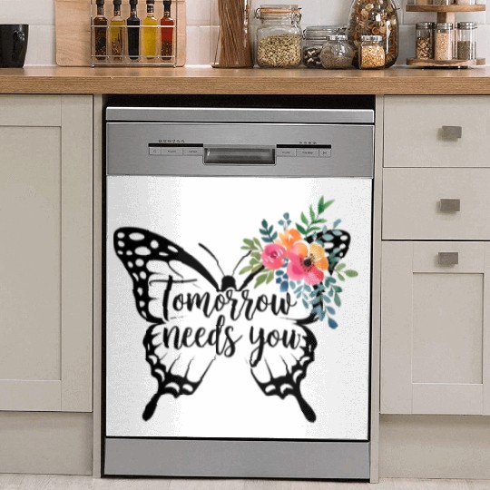 Tomorrow Needs You: Daily Motivation Dish Washer Covers