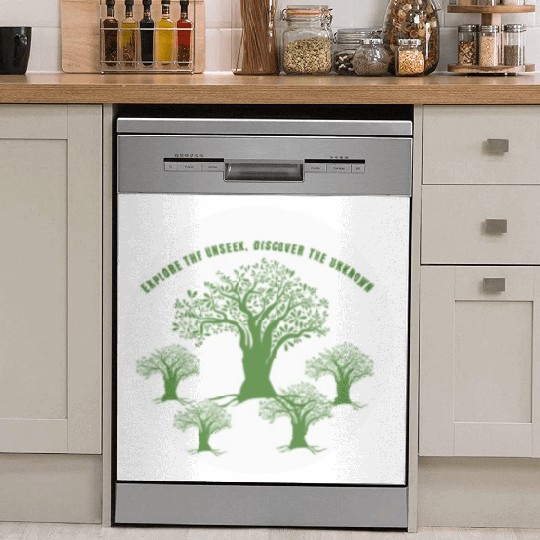 Green Tree Environmentalism Advocacy Dish Washer Covers