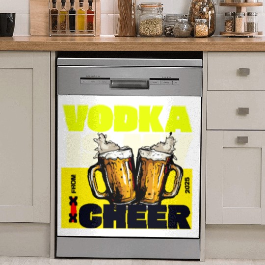 v is for vodka valentines CHEERS XX Dish Washer Covers
