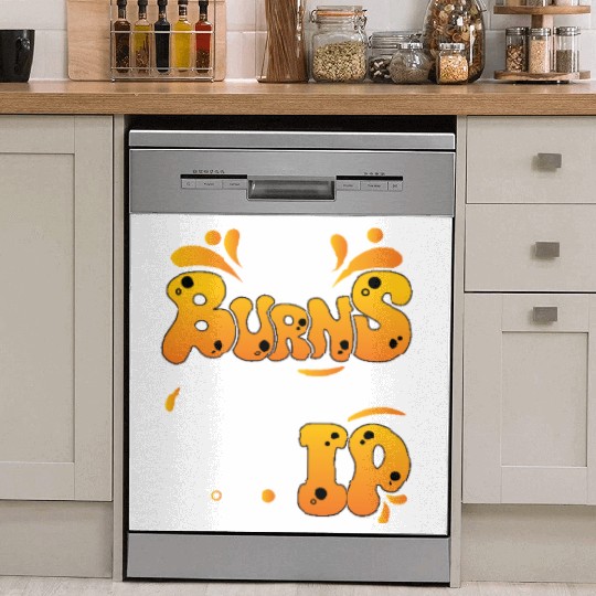 Funny Saying "It Burns When I Pee"! Sarcastic, Dish Washer Covers