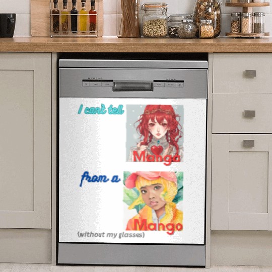 I can t tell manga from a mango Dish Washer Covers