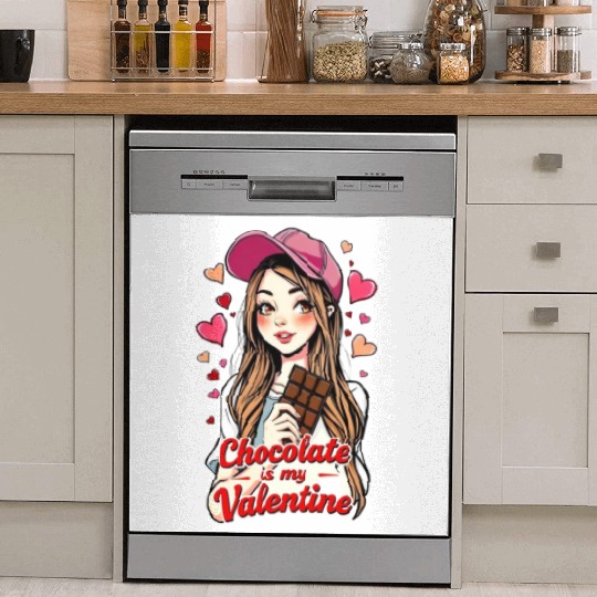 Chocolate - is my Valentine Dish Washer Covers