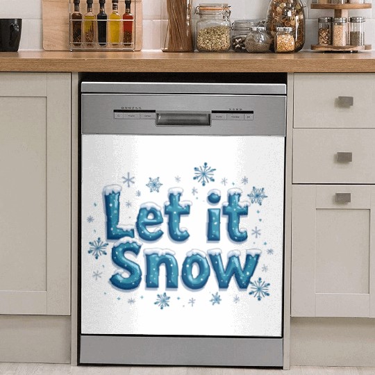 Let It Snow – Embrace the Winter Magic! Dish Washer Covers