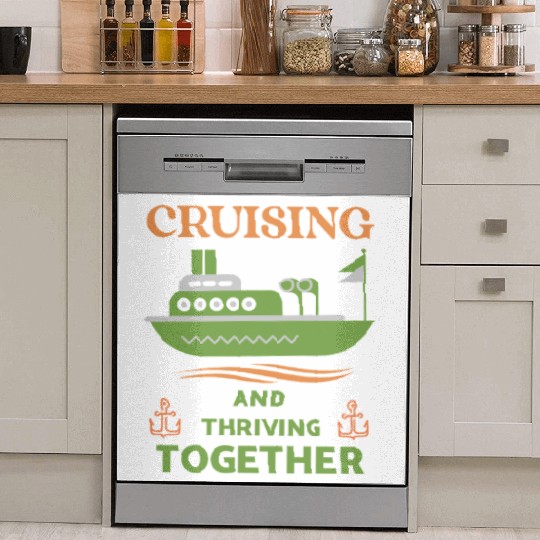 Cruising and Thriving Together Dish Washer Covers