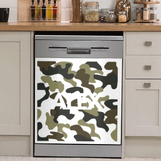 Alex Name Dish Washer Covers Men Good Quality Camouflage
