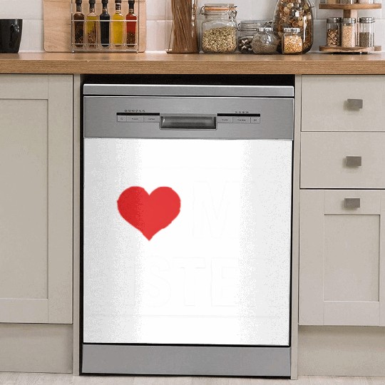 I Love My Sister Family Love Heart Gift Dish Washer Covers