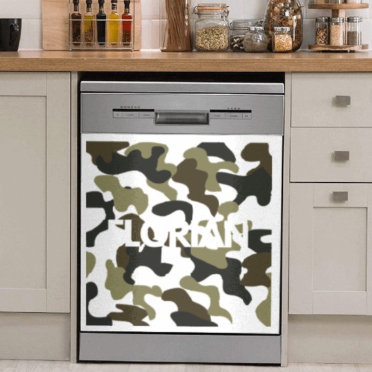Florian Name Dish Washer Covers Men Good Quality Camouflage