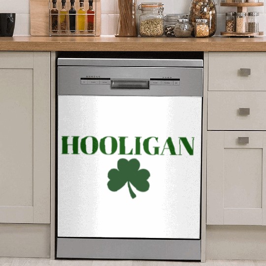 Hooligan with Clover Dish Washer Covers