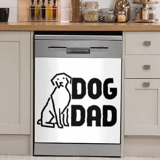 Dog Dad Dish Washer Covers
