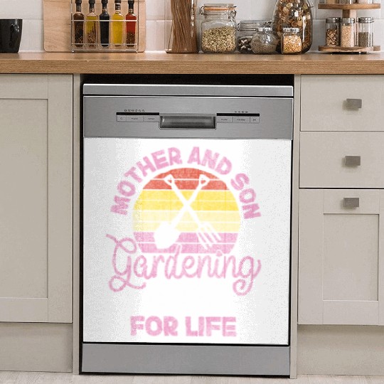 Plant Lover Gardening Mom Son Dish Washer Covers