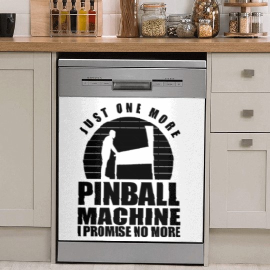 Funny Pinball Player Flipper Pinballer Flipping Dish Washer Covers