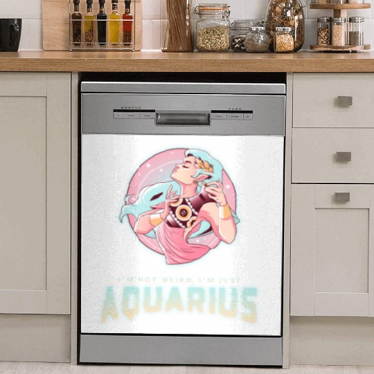 im not weird just aquarius Dish Washer Covers