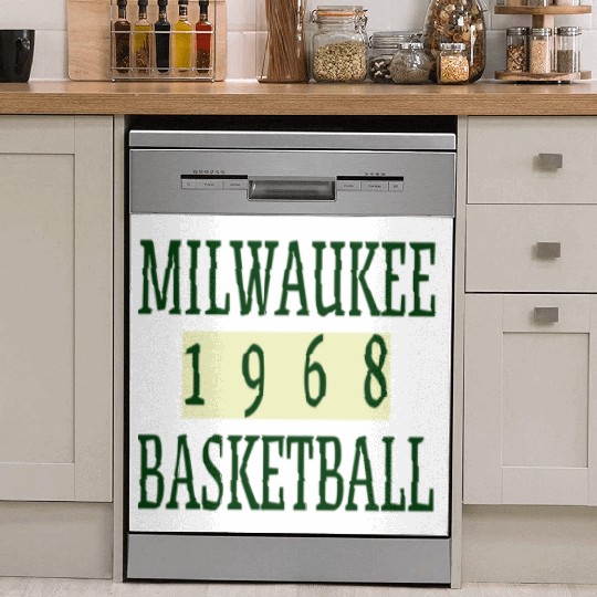 Milwaukee Basketball 1968 Classic Dish Washer Covers