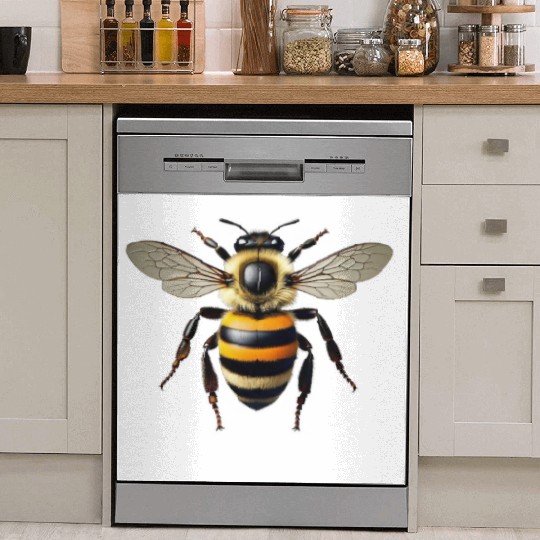 Bumble bee kind cute birthday present Dish Washer Covers