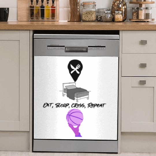 Eat, Sleep, Cross, Repeat Dish Washer Covers - Casual Unisex
