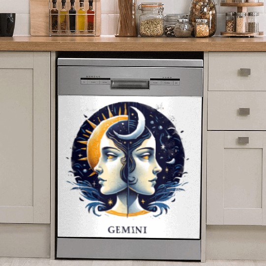 Zodiac Card Gemini Dish Washer Covers