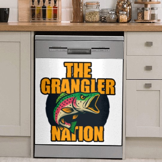 Grangler Nation (Rainbow Trout) Dish Washer Covers