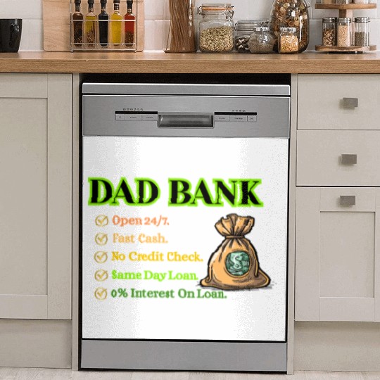Bank Of Dad Dish Washer Covers