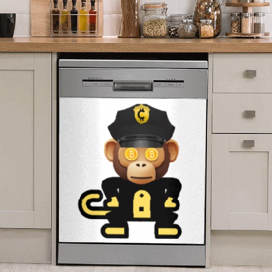 Just another monkey in the money circus Dish Washer Covers