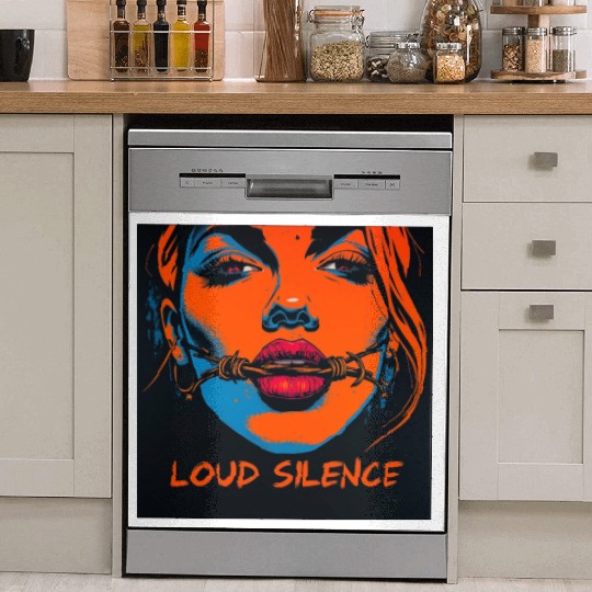 Loud Silence Psychedelic Dish Washer Covers