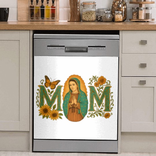 Mexican Mom Mexican Heritage Virgen De Guadalupe Dish Washer Covers