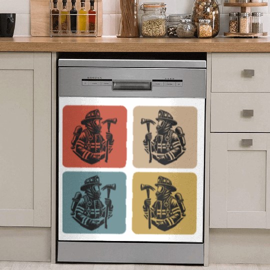 Fire Brigade - Heroes In Action Dish Washer Covers