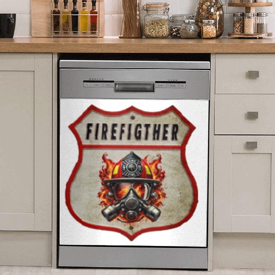 Fire Brigade Coat Of Arms Dish Washer Covers