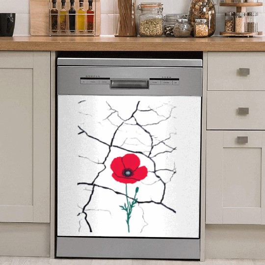 Resilient Poppy Dish Washer Covers