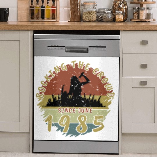 40th Birthday Rocking the crowd SNG 06/1985 Dish Washer Covers