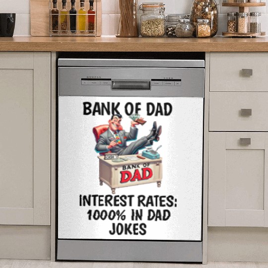 Bank of Dad design Dish Washer Covers