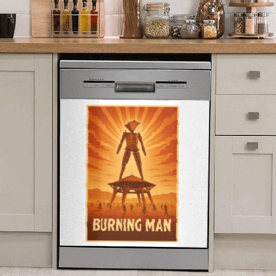 Burning Man Dish Washer Covers