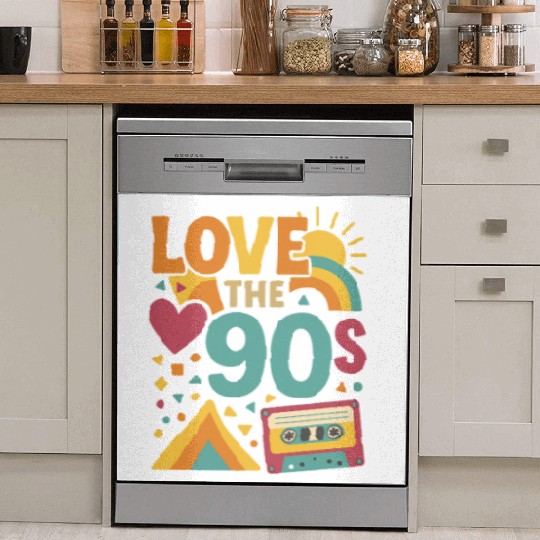 Retro 90s Love – V Dish Washer Covers