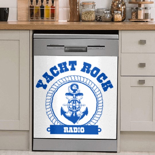 YACHT ROCK - BLUE LETTERS Dish Washer Covers