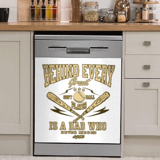 Softball Dad Pride Dish Washer Covers