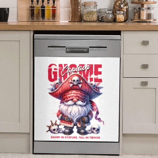 Captain Gnome-Pirate Gardener Legend Dish Washer Covers