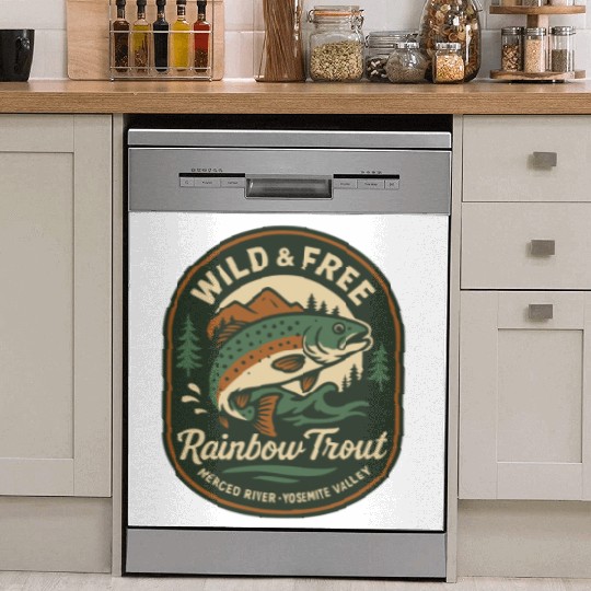 Rainbow Trout Dish Washer Covers
