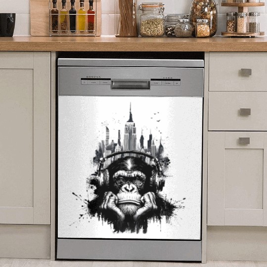 Grunge Bored Ape Dish Washer Covers