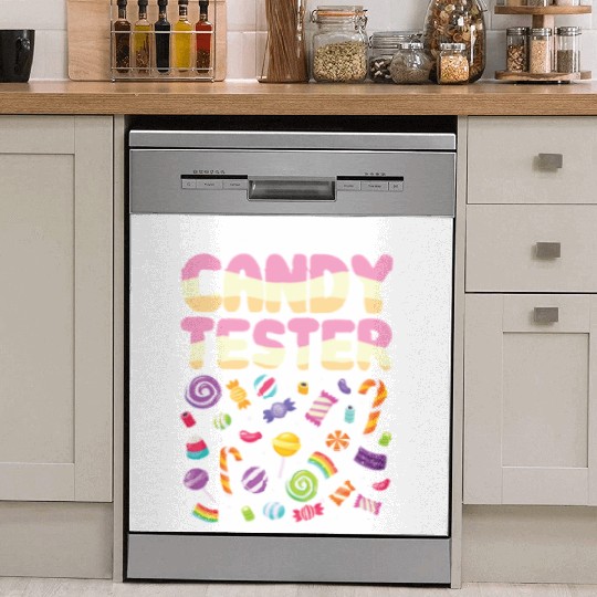 Official Candy Tester Lollipop Sweets Halloween Dish Washer Covers