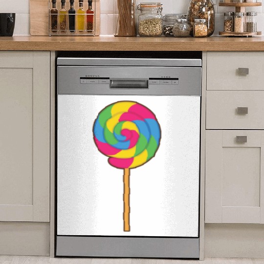 Lollipop Rainbow Sucker Candy Halloween Costume Dish Washer Covers