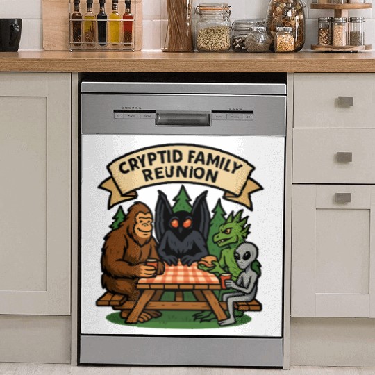 Cryptid Family Reunion Dish Washer Covers