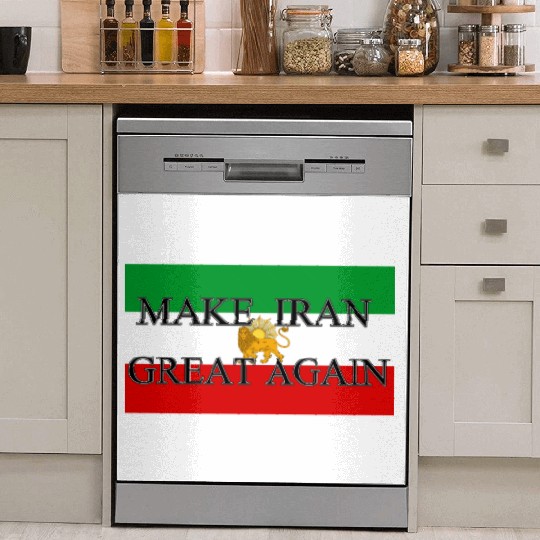 Make IRAN Great Again with Iranian Flag Dish Washer Covers