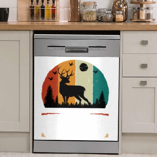 Funny Deer Hunting Dish Washer Covers